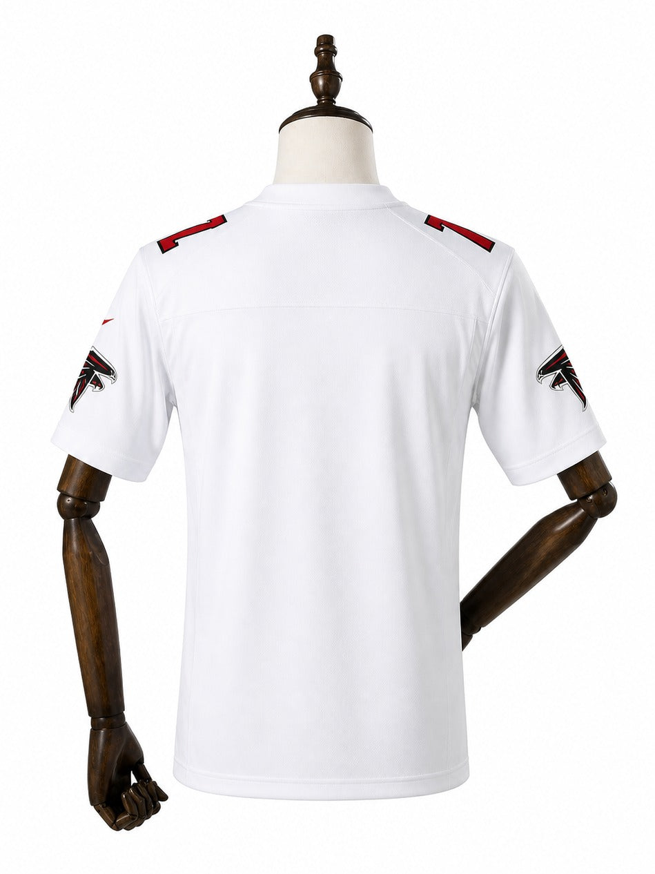 Camisa Atlanta Falcons Away (Visitante) NFL verso manequim fundo branco