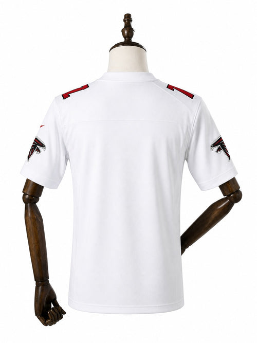 Camisa Atlanta Falcons Away (Visitante) NFL verso manequim fundo branco