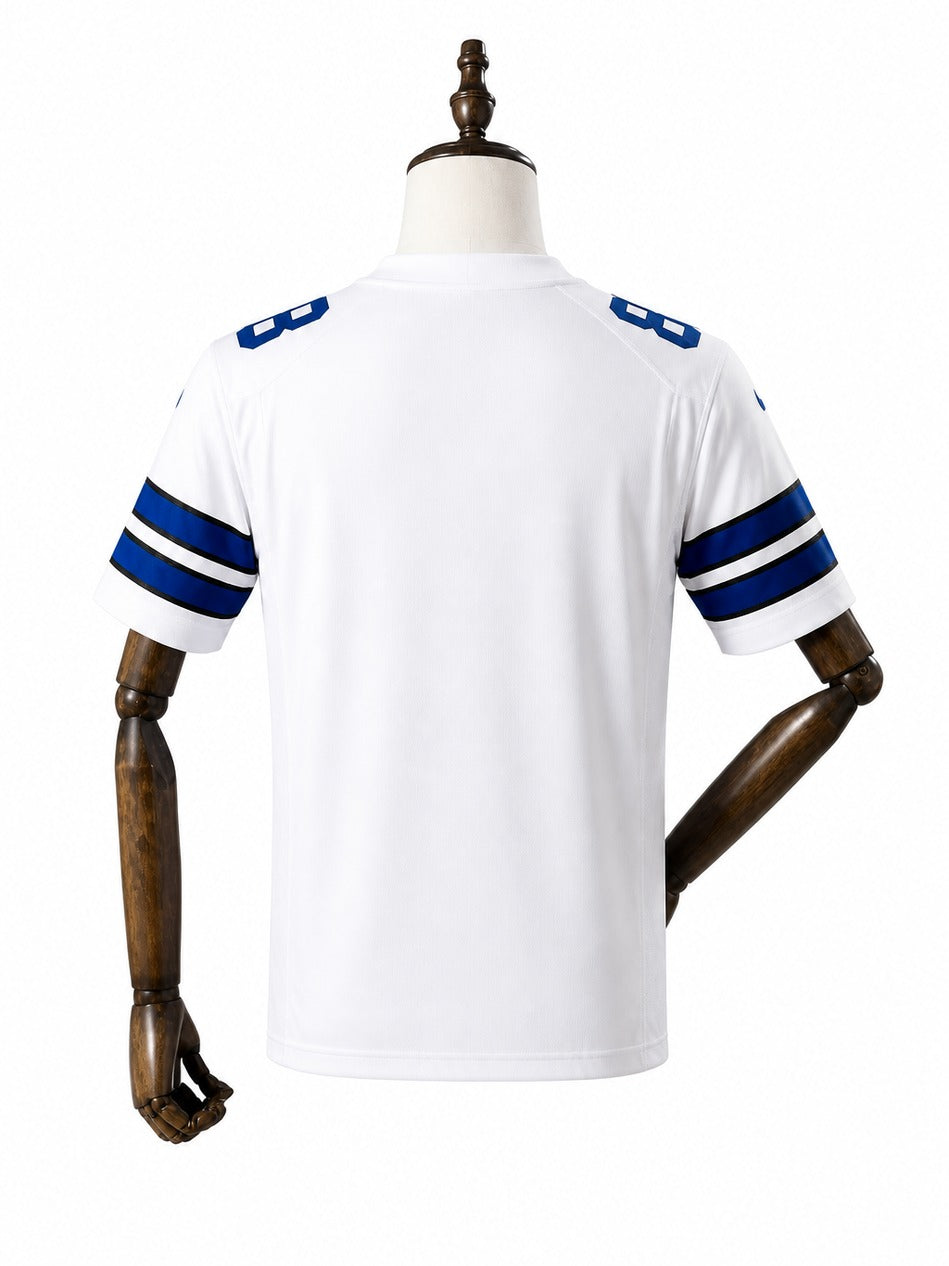 Camisa Dallas Cowboys Away (Visitante) NFL verso manequim fundo branco