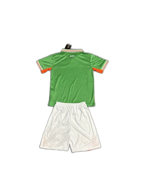 Camisa 2025-26 Ireland Home Infantil verso fundo branco
