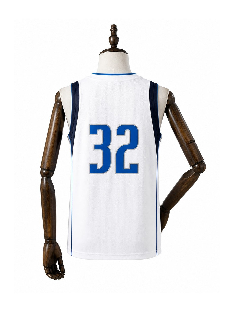 Camiseta NBA Dallas Mavericks - 2ª Camisa (Away) verso manequim fundo branco padronizada