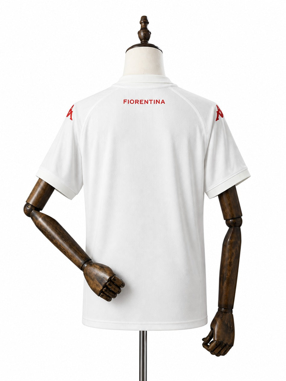 Camisa Fiorentina - 2º Uniforme Torcedor 2024/25 verso manequim fundo branco