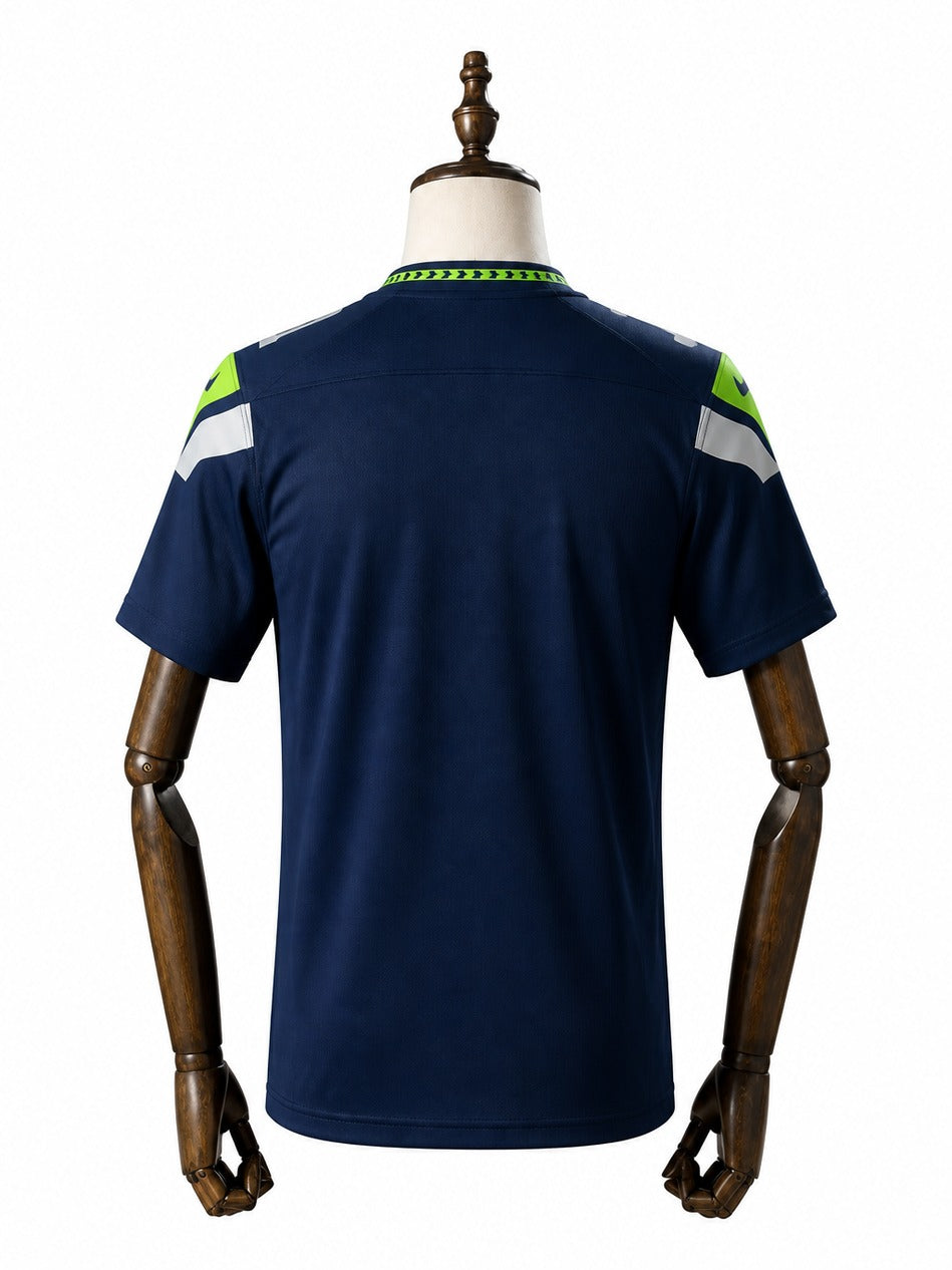 Camisa Seattle Seahawks Home (Titular) NFL verso manequim fundo branco