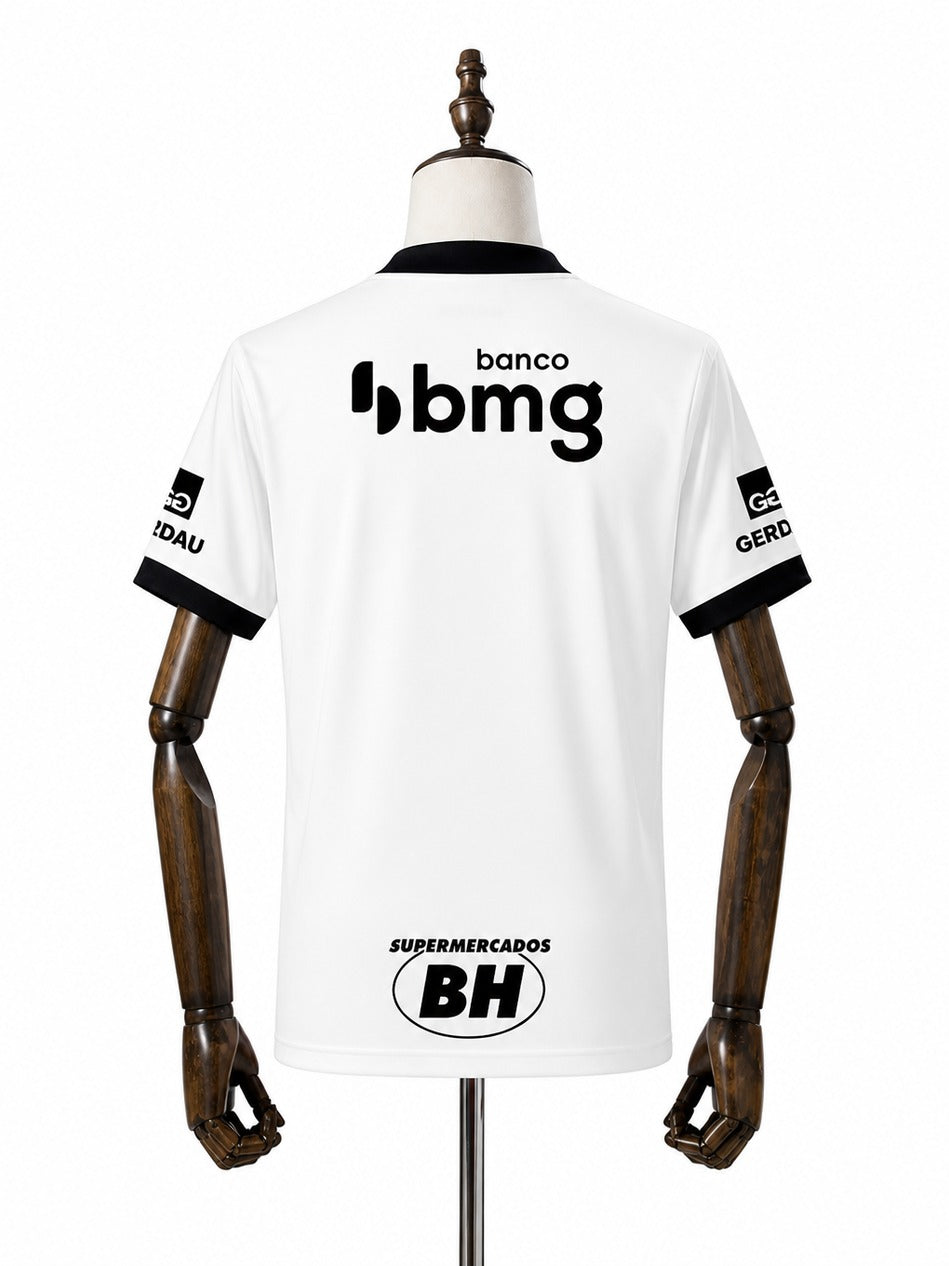 Camisa Atlético-MG – 2º Uniforme Jogador 2026 verso manequim fundo branco padronizada