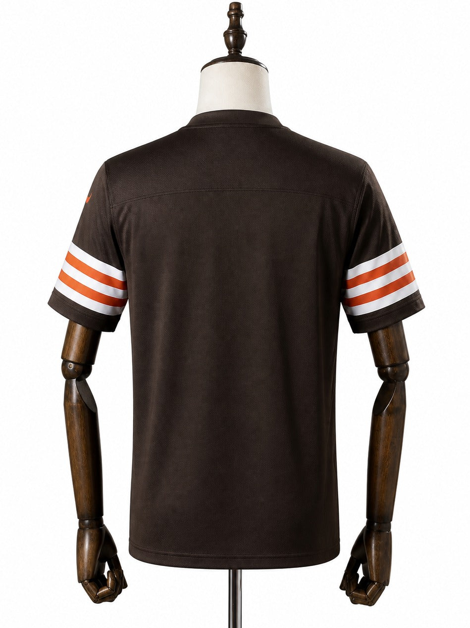 Camisa Cleveland Browns Home (Titular) NFL verso manequim fundo branco