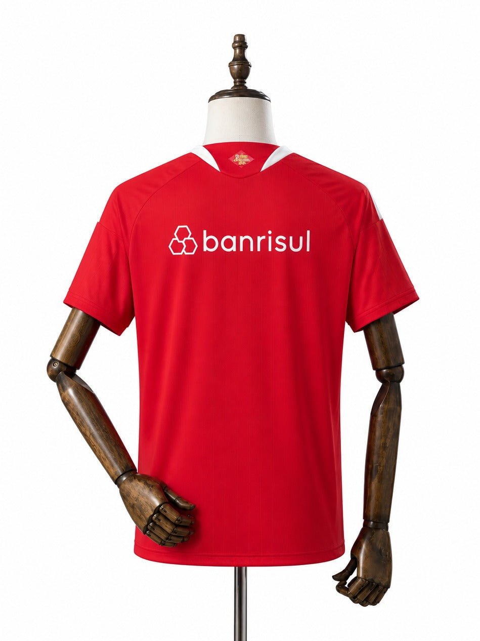 Camisa Internacional – 1º Uniforme Jogador 2026/2027 verso manequim fundo branco padronizada