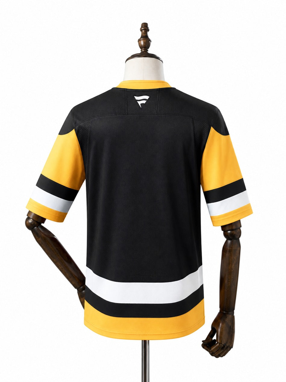 Pittsburgh Penguins NHL Jersey – Home & Away verso real web manequim fundo branco