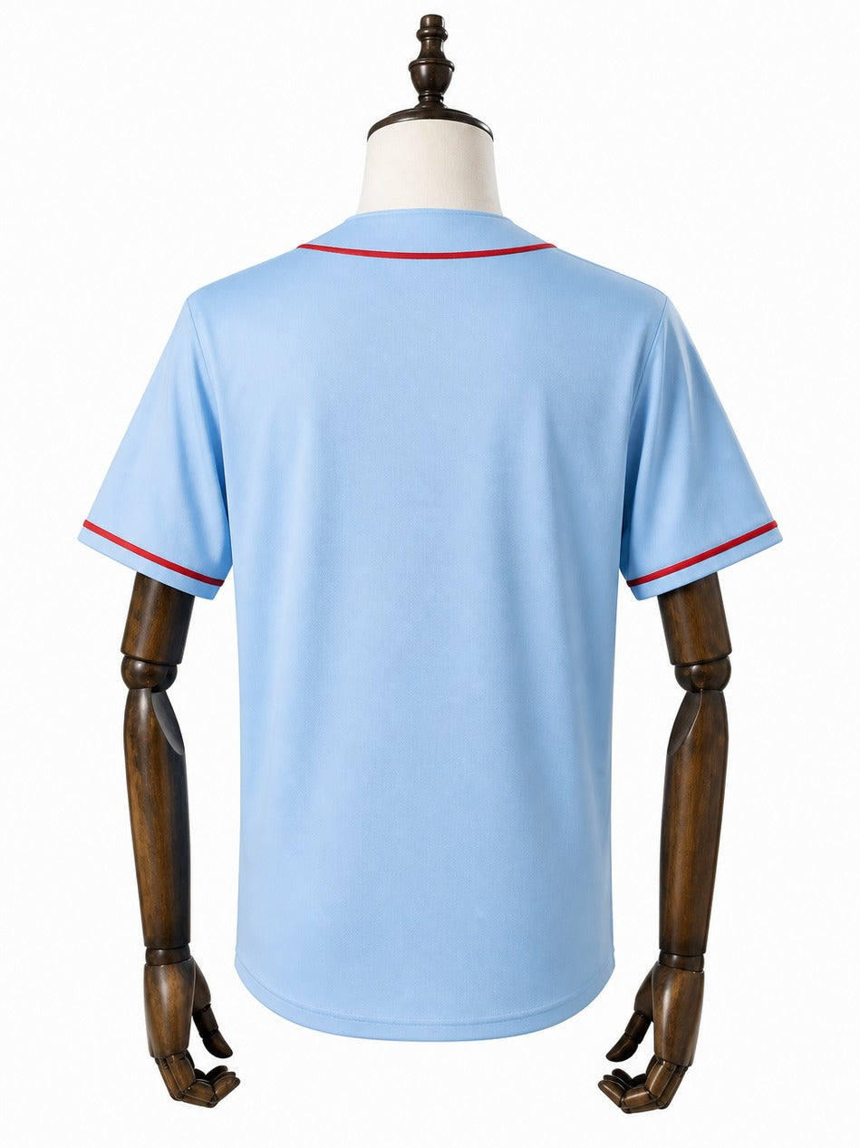 St. Louis Cardinals MLB – Camisa Oficial Segunda (Away) verso manequim fundo branco