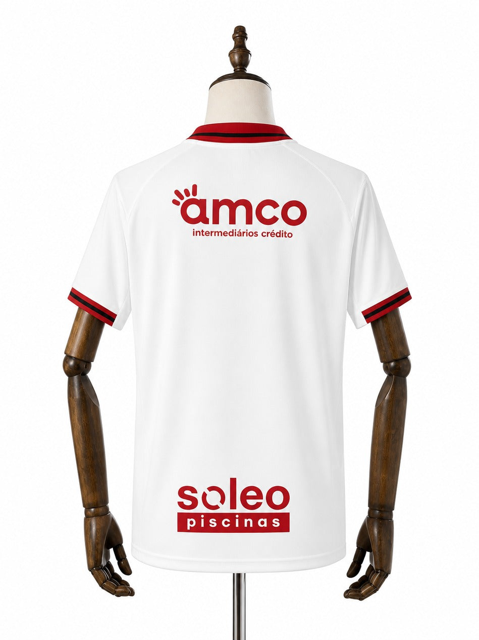 Camisa Braga - 2º Uniforme Torcedor 2025/26 verso manequim fundo branco