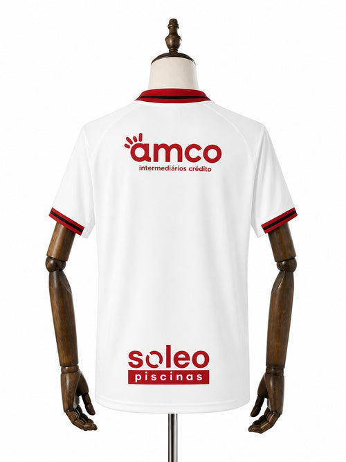 Camisa Braga - 2º Uniforme Torcedor 2025/26 verso manequim fundo branco