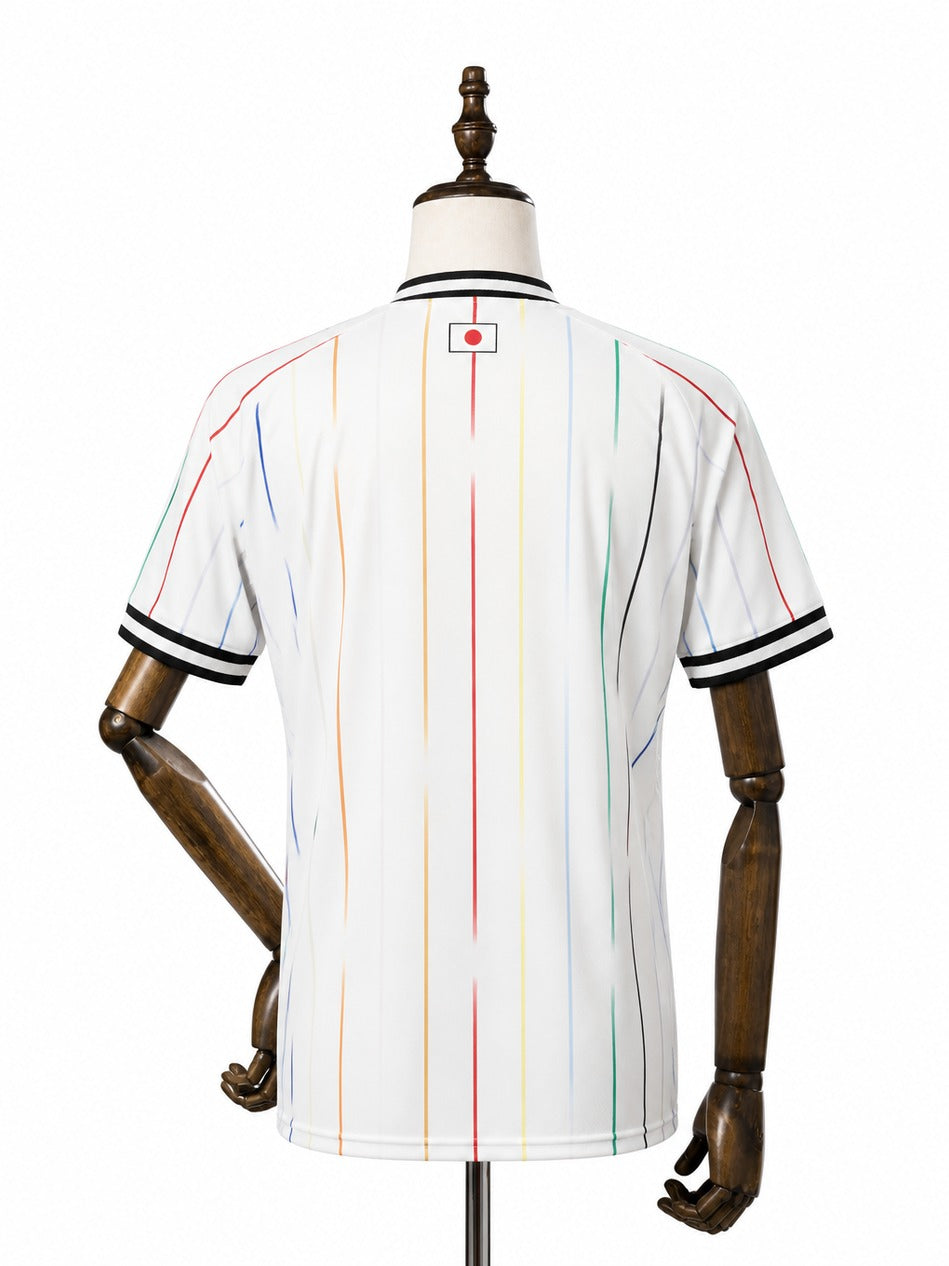 Camisa Seleção Japão 2 uniforme 2026 verso manequim fundo branco