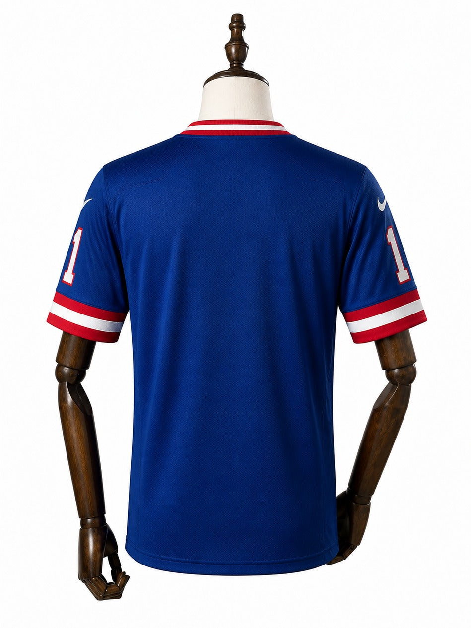 Camisa New York Giants Home (Titular) NFL verso manequim fundo branco