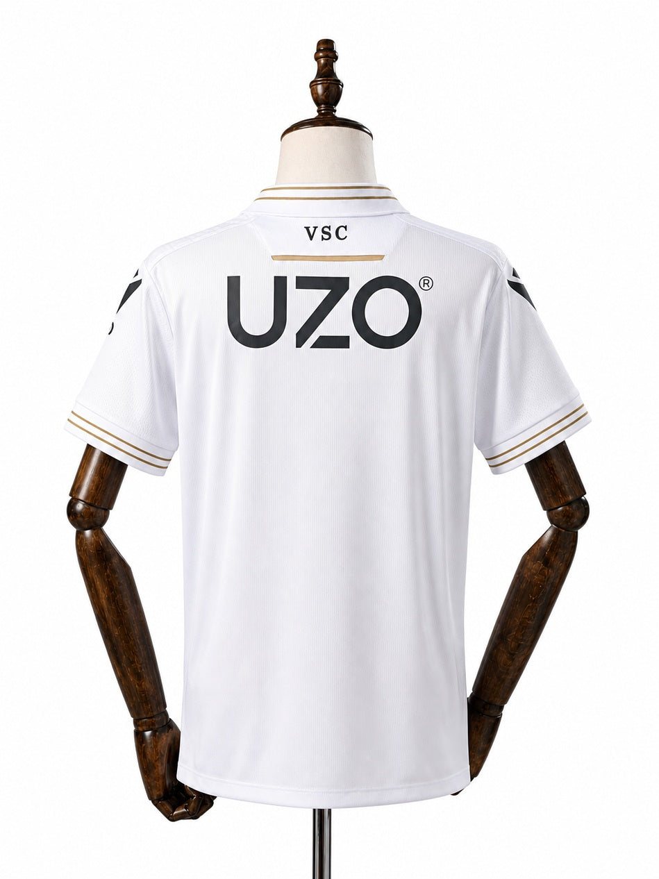 Vitória 24/25 Vitoria SC Home Jersey back wood mannequin white background
