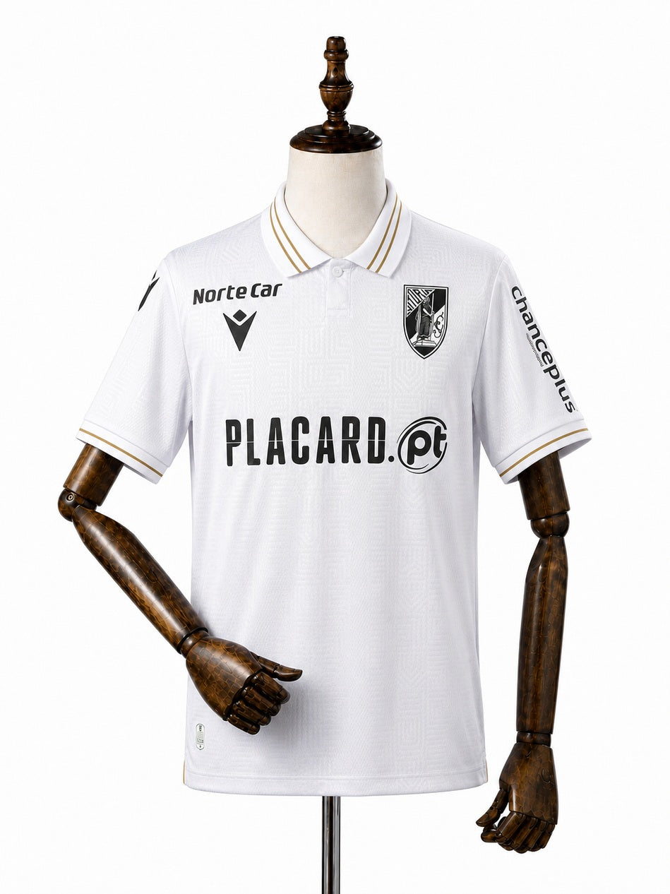 Vitória 24/25 Vitoria SC Home Jersey front wood mannequin white background