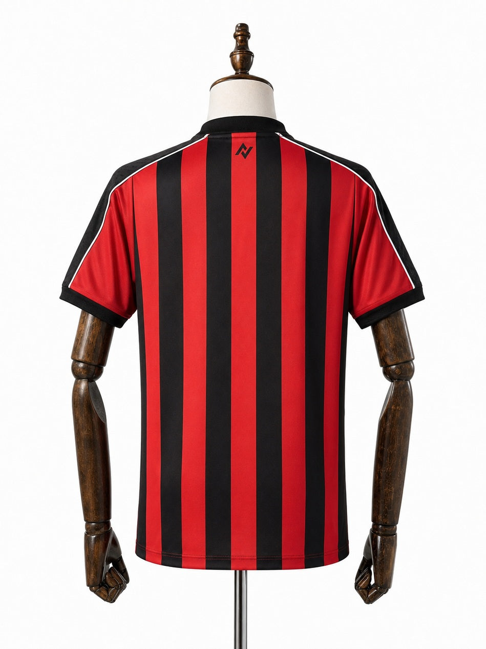 Vitória 25/26 Vitoria Home Jersey back wood mannequin white background