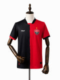 Vitória 25/26 Vitoria Red and Black Jersey front wood mannequin white background