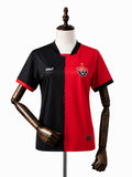 Vitória 25/26 Vitoria Red and Black Women Jersey front wood mannequin white background
